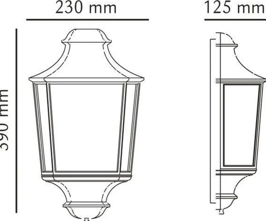 Hamlet vegglampe