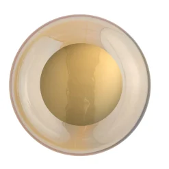 Horizon taklampe/vegglampe L Golden Smoke/gull