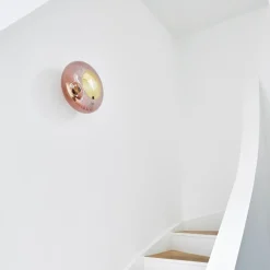 Horizon taklampe/vegglampe S - Korall/Gull