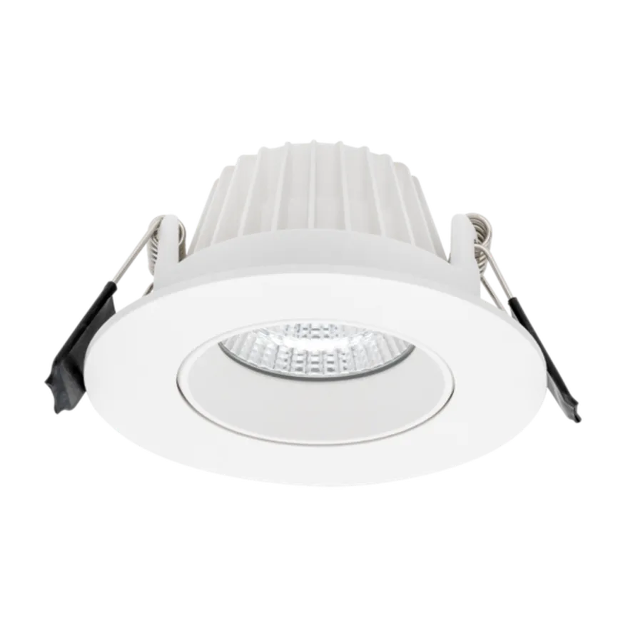 Icarus lavtbyggende downlight Isosafe 7W RA95 2700K 68-83 mm dimbar - Hvit