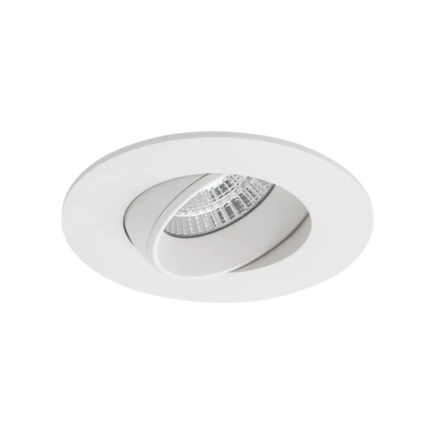 Icarus lavtbyggende downlight Isosafe 7W RA95 2700K 68-83 mm dimbar - Hvit