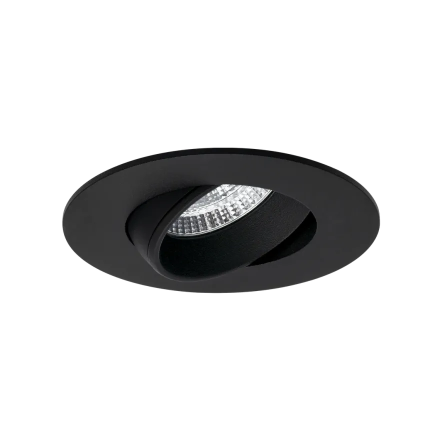 Icarus lavtbyggende downlight Isosafe 7W RA95 2700K 68-83 mm dimbar - Svart