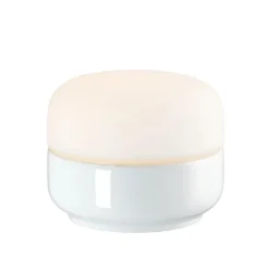 Ifø Ohm 140/115 tak/vegg 10W led dimbar IP44 - 2700K - Hvit/Opal glass
