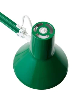 Jensen bordlampe m/bordklemme og veggfeste - Grønn