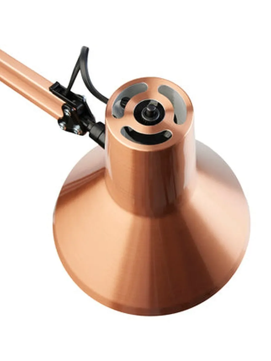 Jensen bordlampe m/bordklemme og veggfeste - Kobber