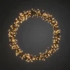 Julekrans 50 cm 600 led dimbar