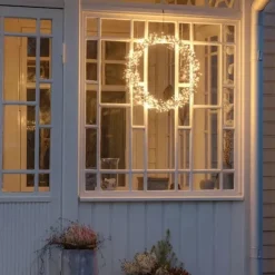 Julekrans 50 cm 600 led dimbar
