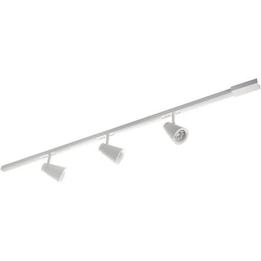Komplett 1,2m Zip Zoom 3x6W dimtowarm m/endetilkobling - matthvit