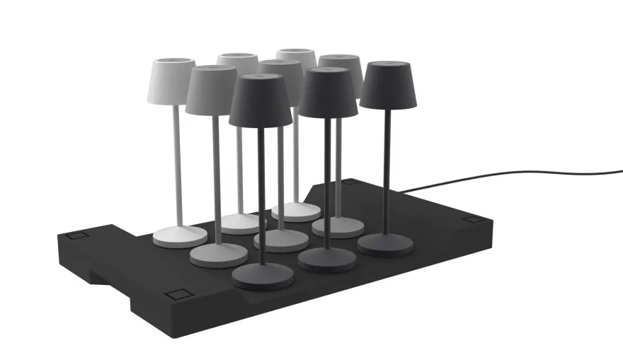 Ladeplate for 9 lamper til Iris mini oppladbar bordlampe