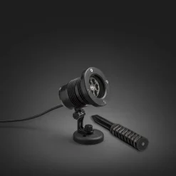 Laserlampe fargede julemotiv IP44 utendørs