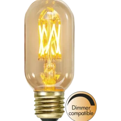 LED-pære 3,7W dimbar, Vintage Gold 45mm E27