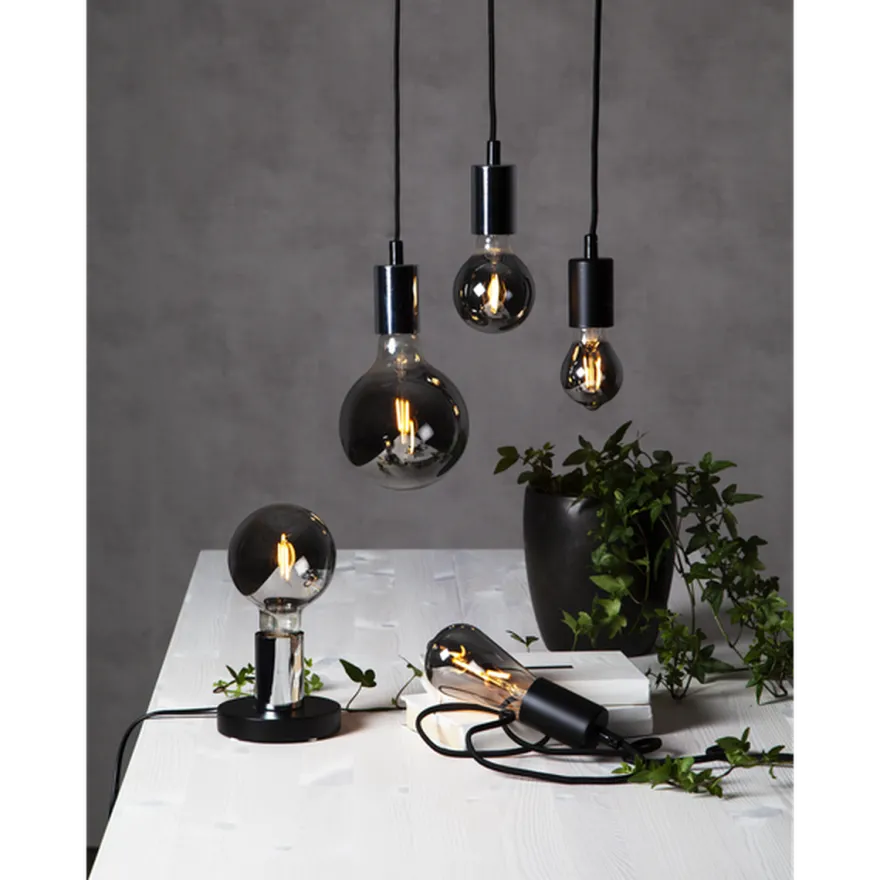 LED-pære 1,8W plain smoke 95mm