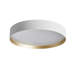 Lucia taklampe 45 cm 24 watt dimbar - Hvit/Gull farget