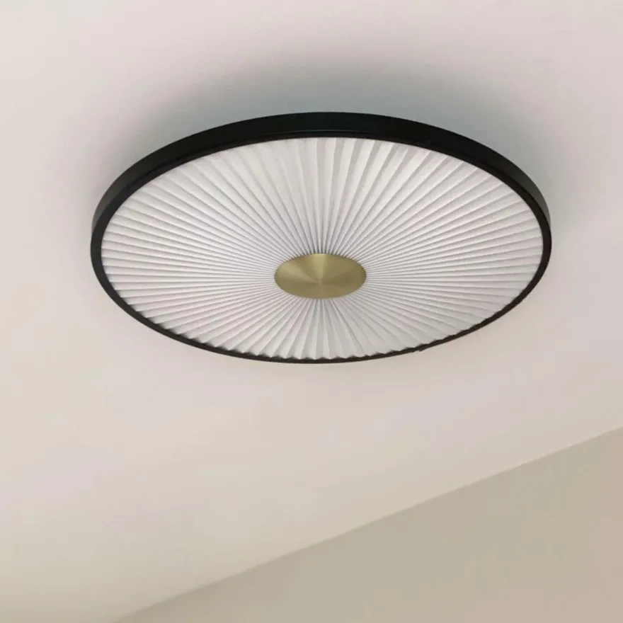 Lumi taklampe m/plissering Ø50