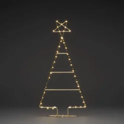 Messing juletre 60 cm 45 LED