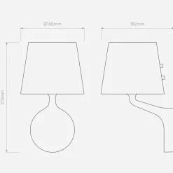 Millie vegglampe - IP44