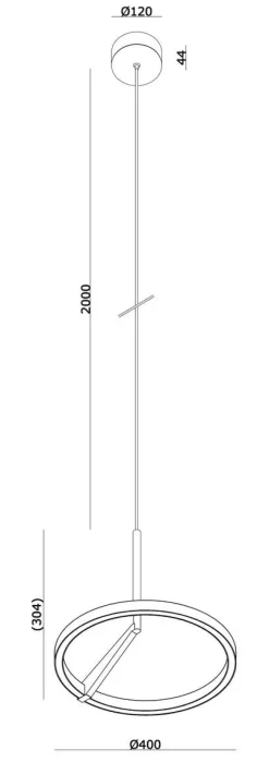 Mind 400 takpendel 20W 2700 Kelvin - Dimbar