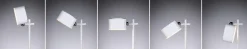 Mobil portabel bord/vegglampe oppladbar 1,6W 2700-6500 Kelvin