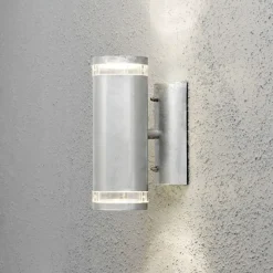 Modena vegglampe I opp/ned - Galvanisert