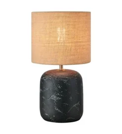 Montagna bordlampe 45 - Svart/Natur