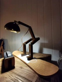 Mr. Wattson bordlampe, Limited Edition - Svart og messing