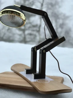 Mr. Wattson bordlampe, Limited Edition - Svart og messing