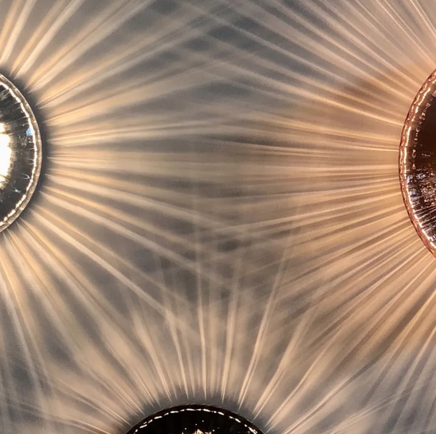 New Wave Optic 26 Wall Lamp - Klar