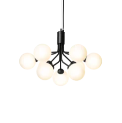 Nuura Apiales 9 satin svart/opal
