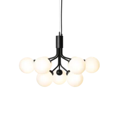 Nuura Apiales 9 satin svart/opal
