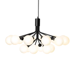Nuura Apiales 18 satin svart/opal
