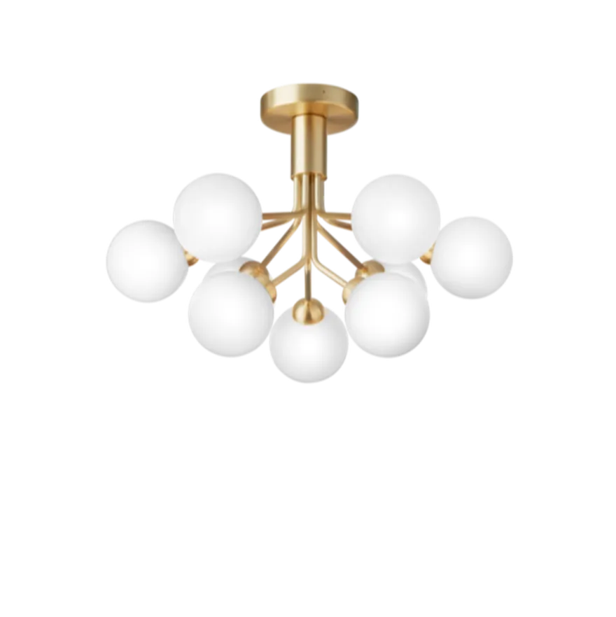 Nuura Apiales 9 taklampe messing/opal