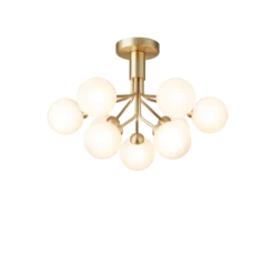 Nuura Apiales 9 taklampe messing/opal