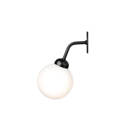 Nuura Apiales vegglampe - direkte montering - Svart/Opal