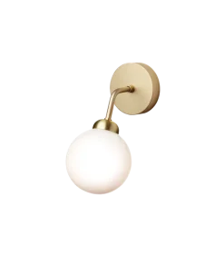 Nuura Apiales vegglampe - messing/Opal