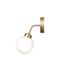 Nuura Apiales vegglampe - messing/Opal