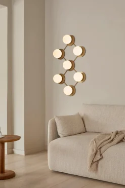 Nuura Liila 7 taklampe/vegglampe - opal