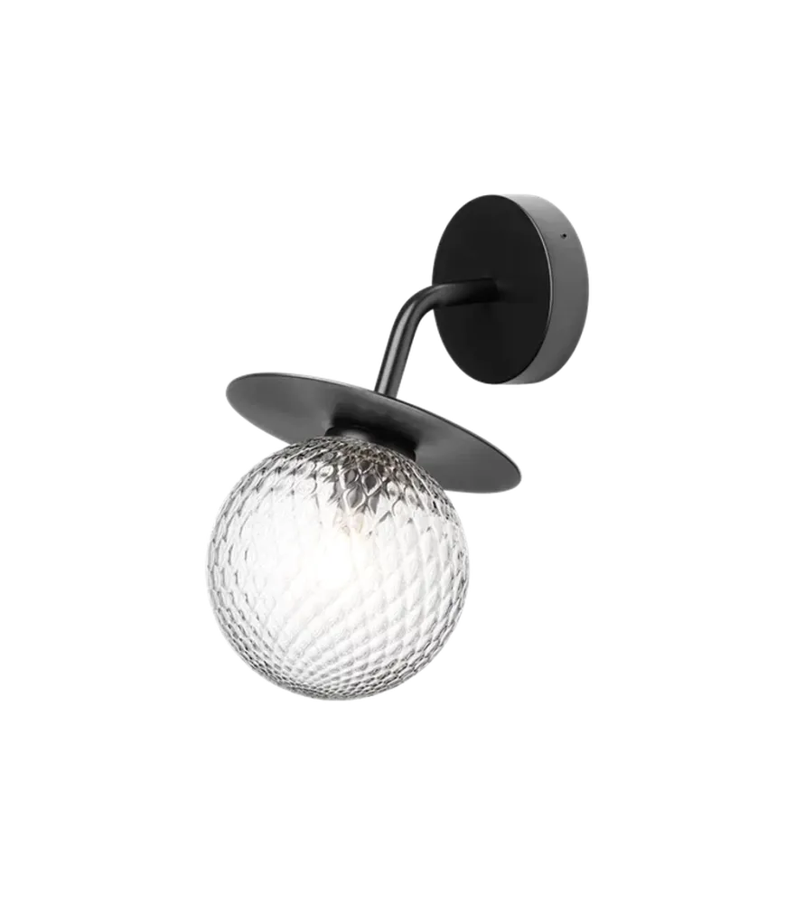 Nuura Liila utendørslampe - svart/optikk