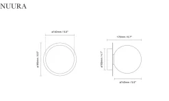 Nuura Liila 1 utendørslampe - svart/optic