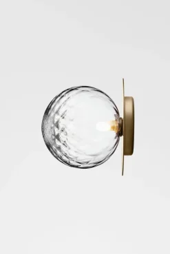Nuura Liila 1 vegglampe/taklampe - large - nordic gold / optikk