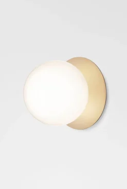 Nuura Liila 1 vegglampe/taklampe - large - nordic gold / opal