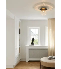 Nuura Liila 1 vegglampe/taklampe - large - svart / optikk