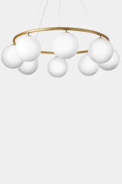 Nuura Miira 8 circular messing / opal