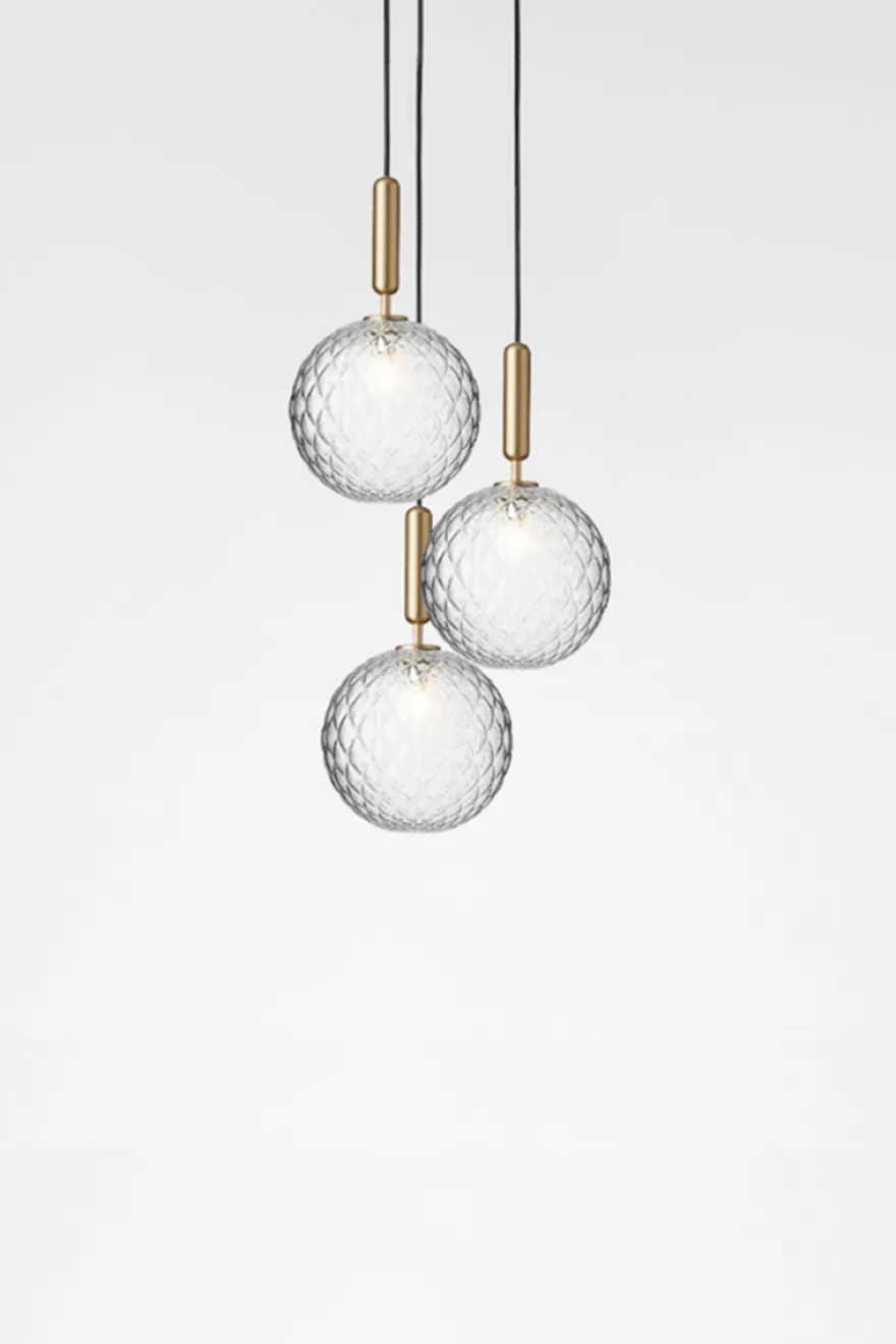 Nuura Miira 3 large messing / opal