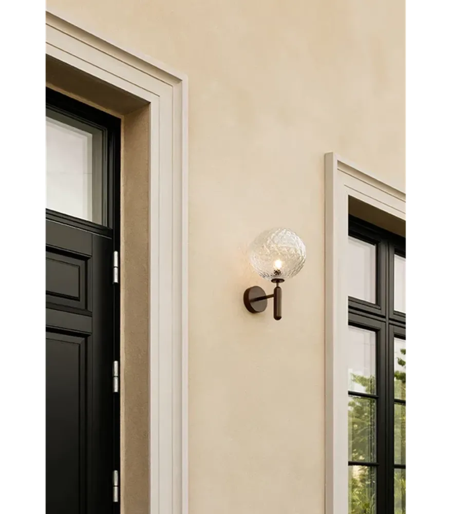Nuura Miira utendørslampe - bronse / optikk