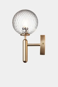 Nuura Miira vegglampe messing / optikk