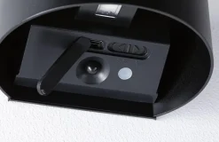 Nyara rund oppladbar vegglampe opp/ned lys med sensor