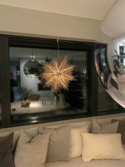 Oslo Julestjerne 60 cm Grå