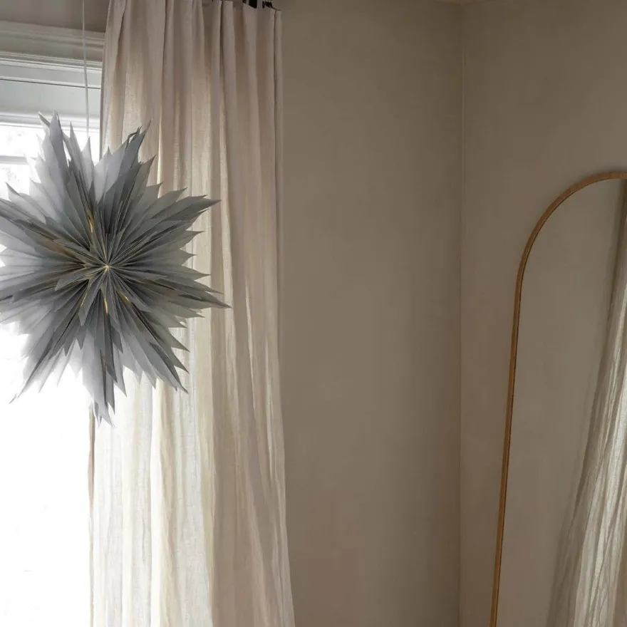 Oslo Julestjerne 60 cm Grå