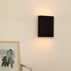 Ovalis vegglampe opp/ned