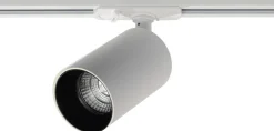Oz spotskinne 4 spotter 2 meter - Pure white/Svart